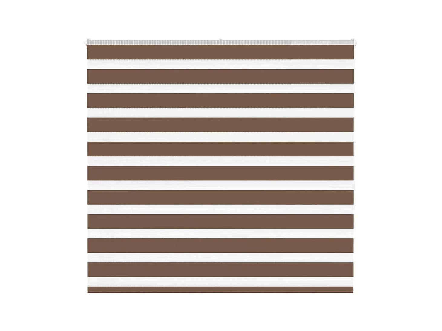 Store zèbre marron 155x150cm largeur du tissu 150,9cm polyester