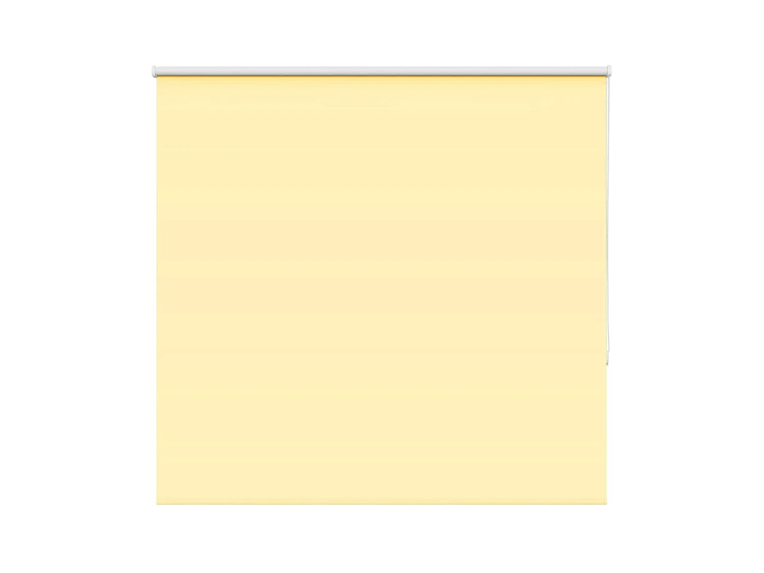 Store enrouleur occultant jaune largeur du tissu 156,6 cm