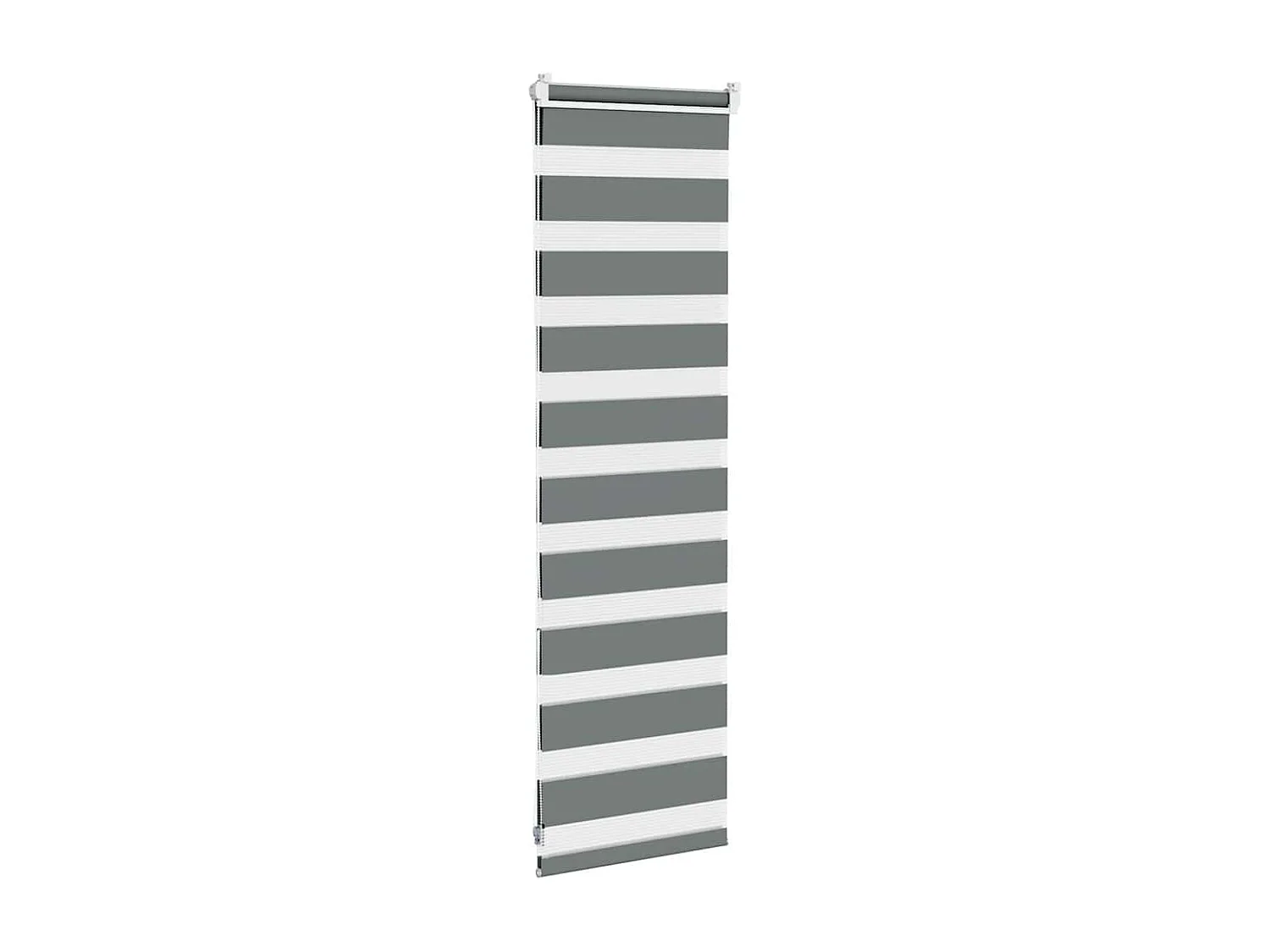 Store zèbre gris foncé largeur du tissu 45,9 cm polyester