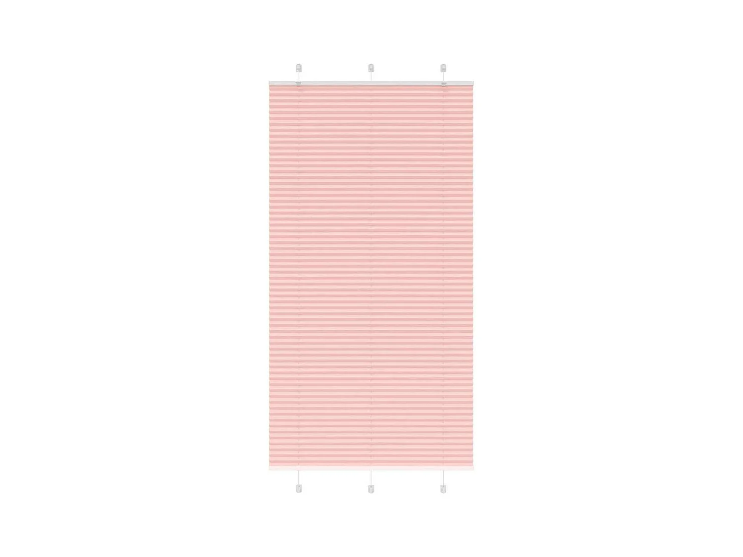 Estor Plisado rosa 110x200 cm Tela Ancho 109,4 cm Poliéster