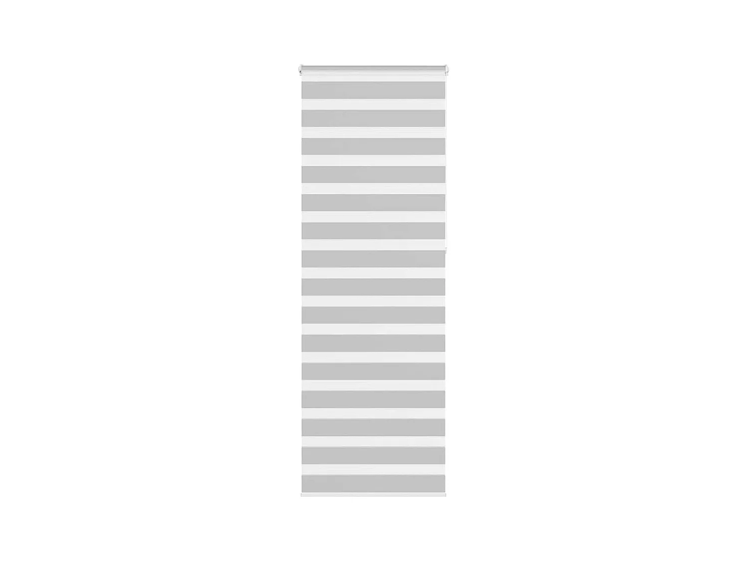 Estor cebra gris claro 80x230 cm tejido ancho 75,9 cm poliéster