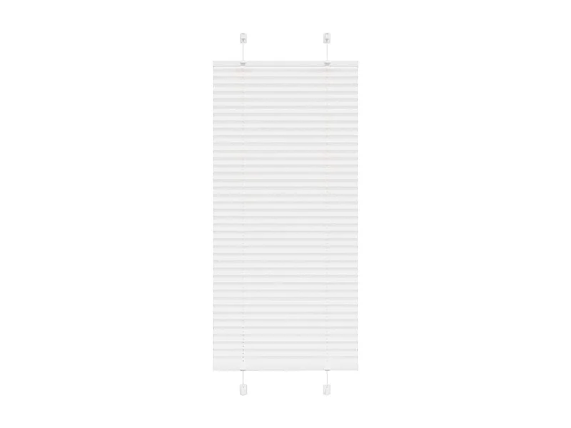 Store plissé blanc 55x100 cm largeur du tissu 54,4 cm polyester