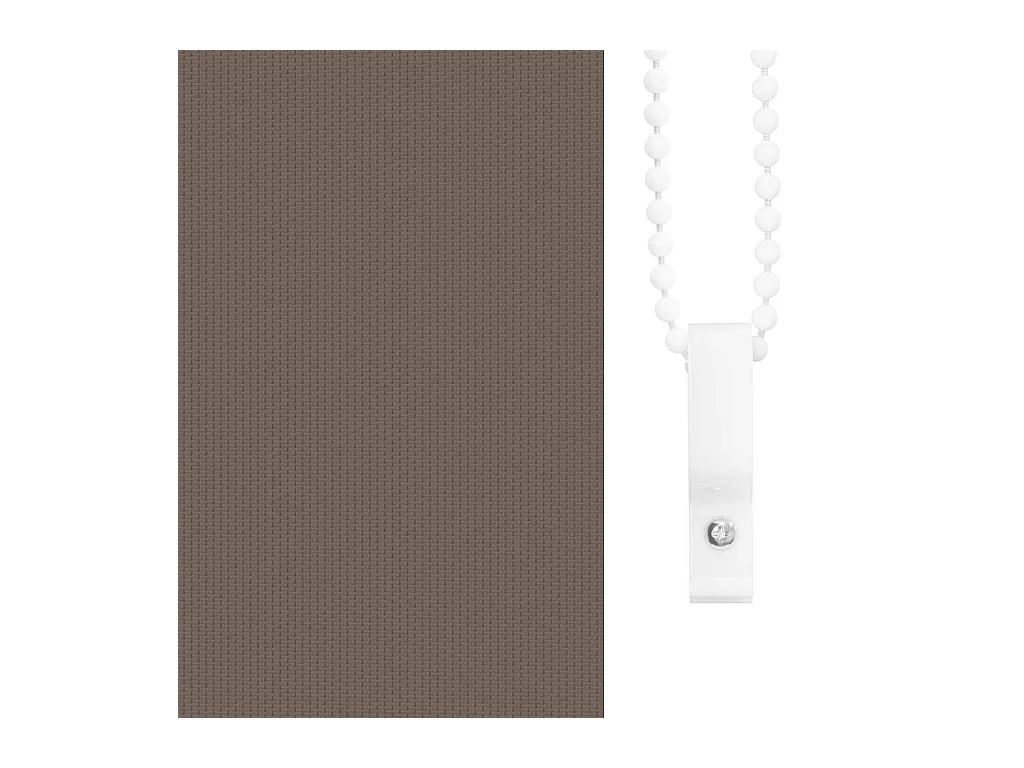 Estor Enrollable Opaco Color Café 120x210cm Tela Ancho 116,6cm