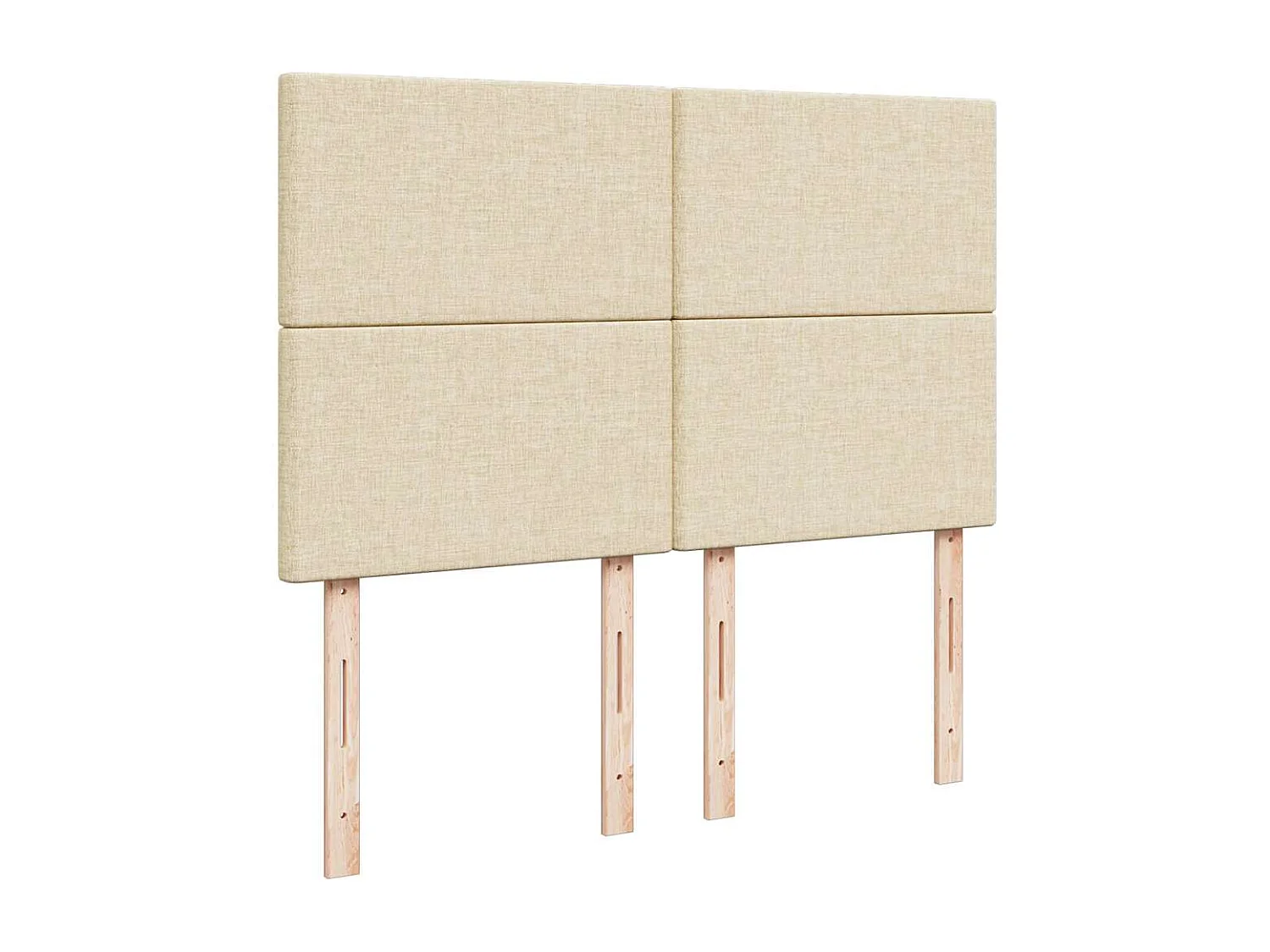 Estrutura de cama otomana com creme de colchão 140x190cm tecido