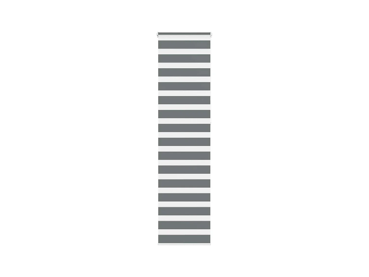 Store zèbre gris foncé largeur du tissu 55,9 cm polyester