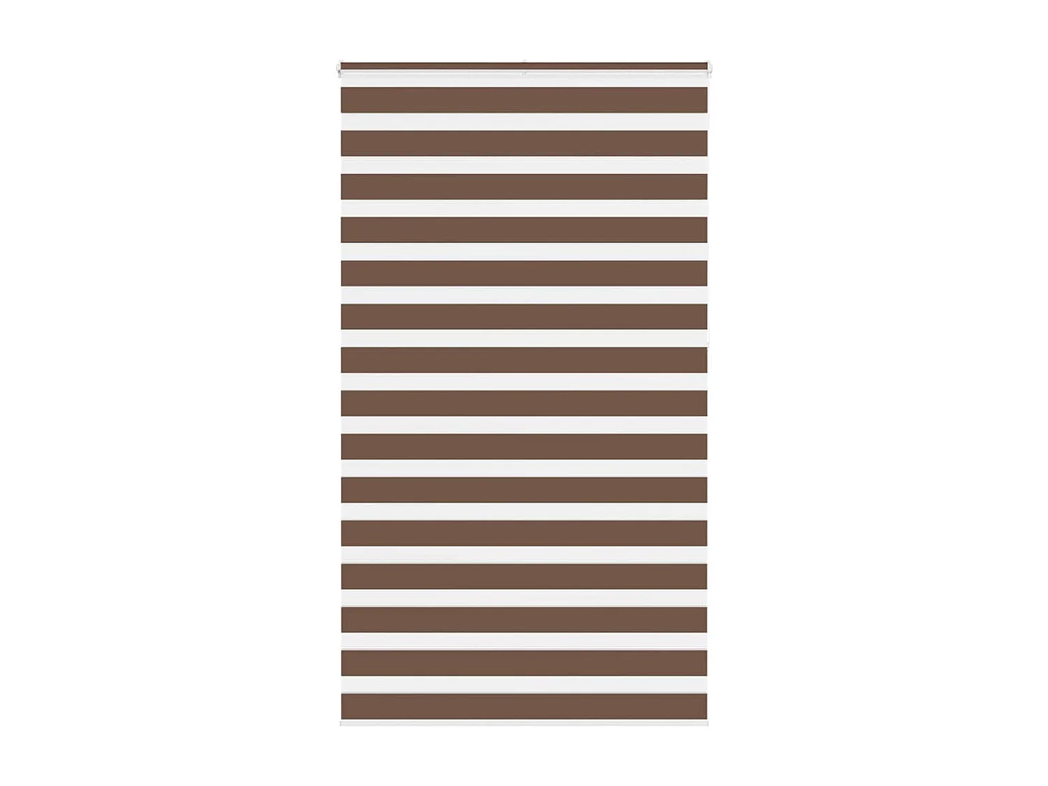 Store zèbre marron 135x230cm largeur du tissu 130,9cm polyester