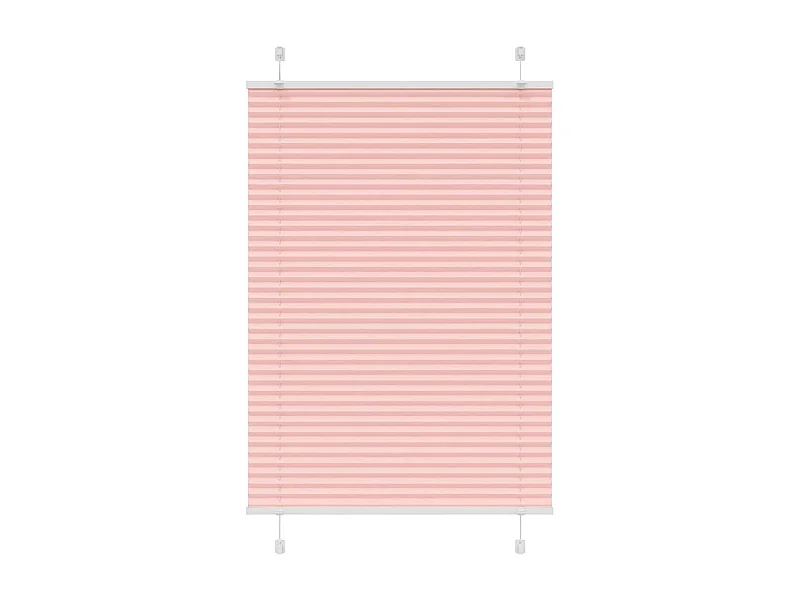Store plissé rose 95x150 cm largeur du tissu 94,4 cm polyester
