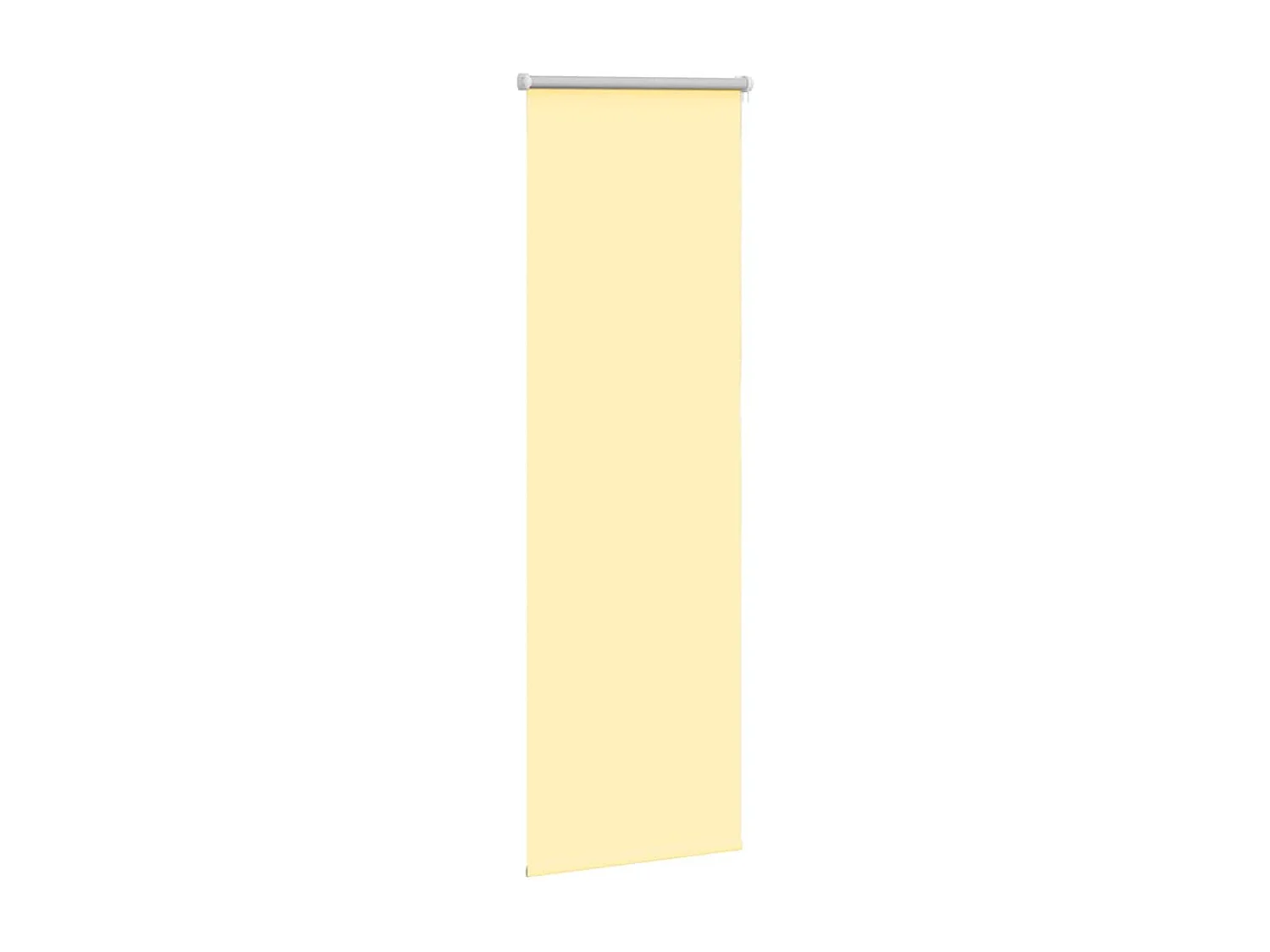 Store enrouleur occultant jaune largeur du tissu 40,7 cm