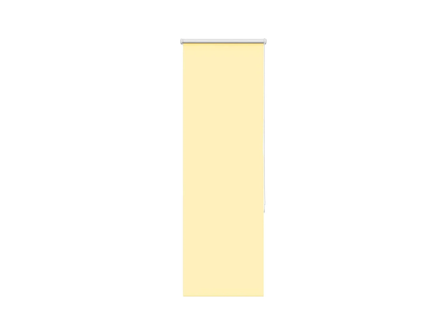 Store enrouleur occultant jaune largeur du tissu 40,7 cm