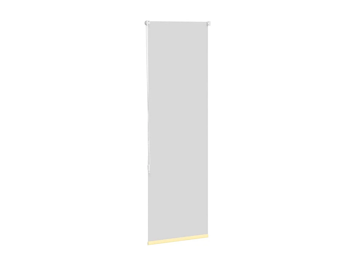 Store enrouleur occultant jaune largeur du tissu 40,7 cm