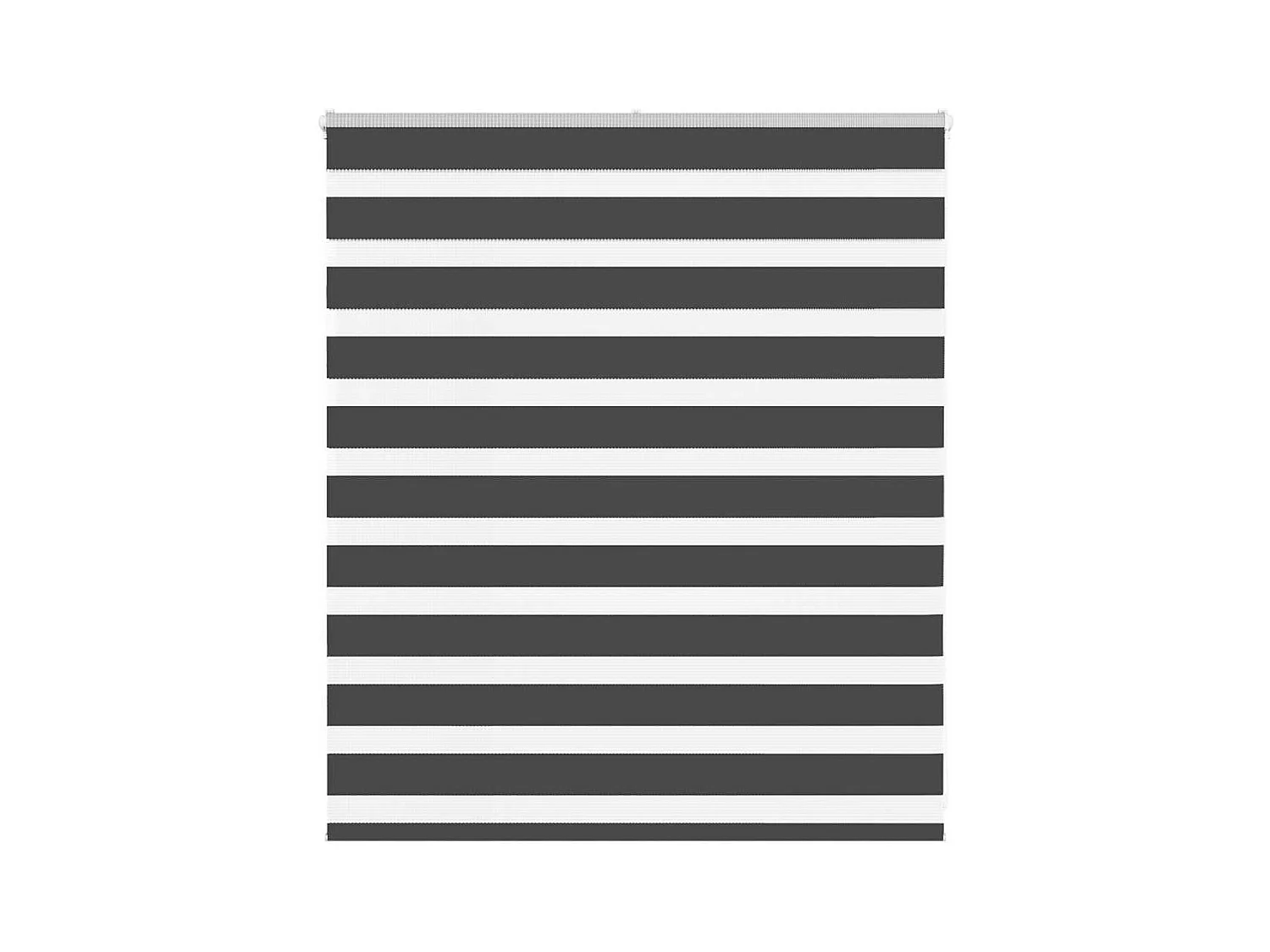 Store zèbre noir 130x100 cm largeur du tissu 125,9 cm polyester