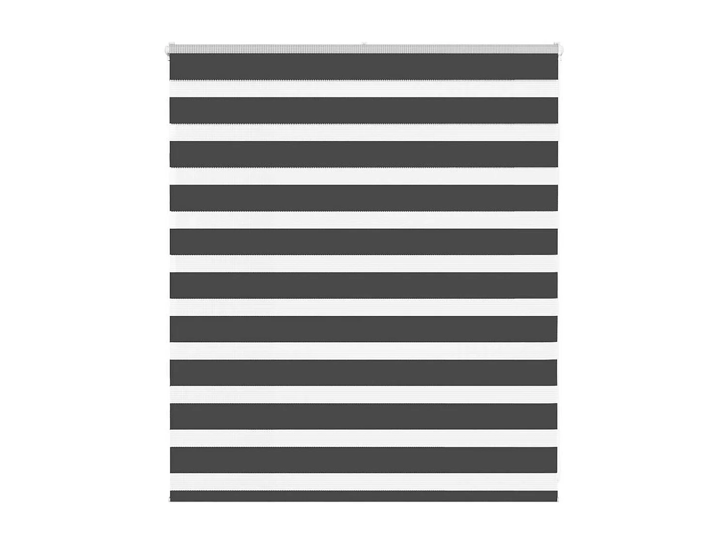 Store zèbre noir 130x100 cm largeur du tissu 125,9 cm polyester