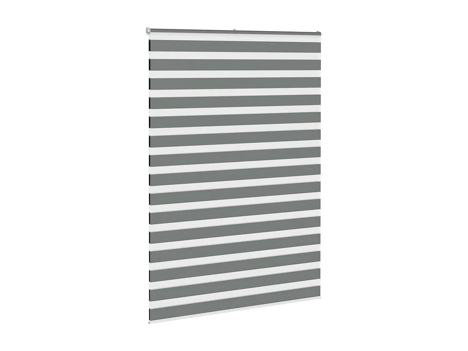 Store zèbre gris foncé largeur du tissu 155,9 cm polyester