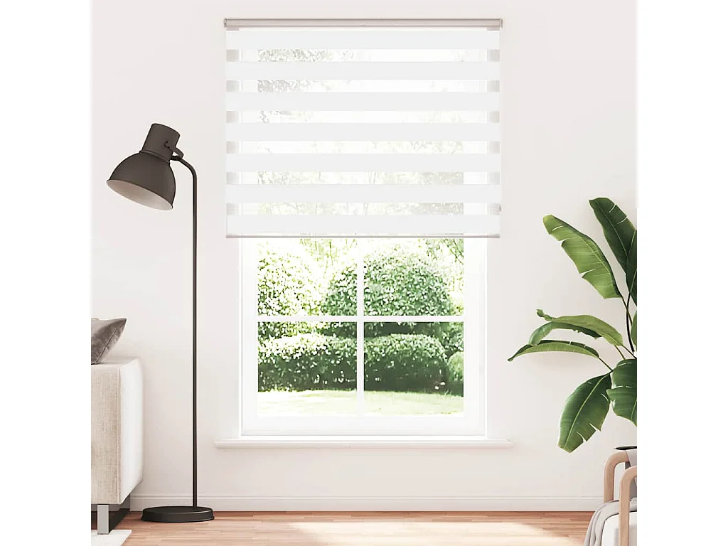 Cortina de zebra 140x230 cm largura do tecido 135,9cm poliéster