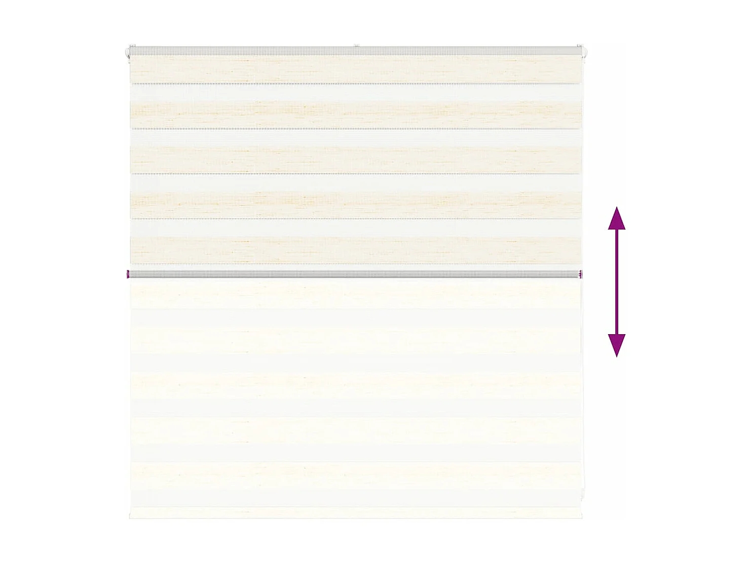 Store zèbre beige marbré largeur du tissu 145,9 cm polyester