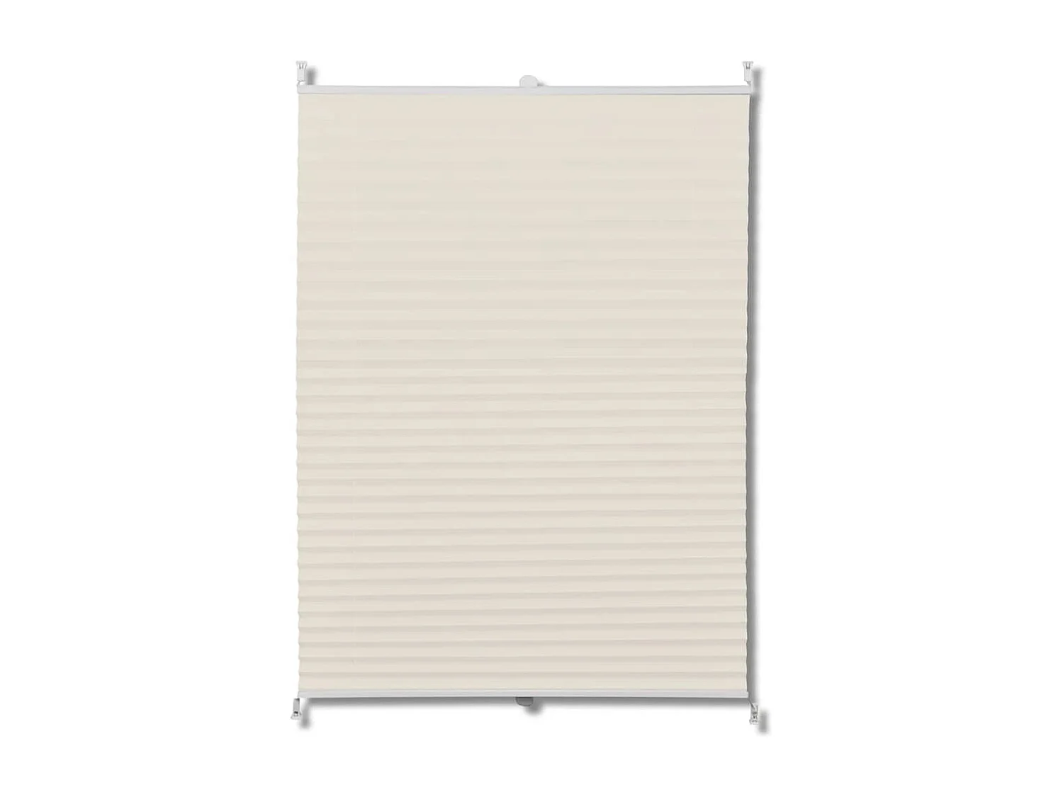 Store plissé 40x125 cm Crème