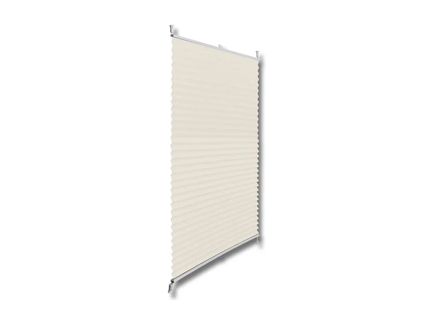 Store plissé 40x125 cm Crème