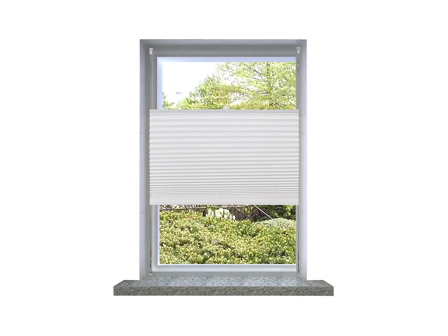 Store plissé 70x150 cm Blanc