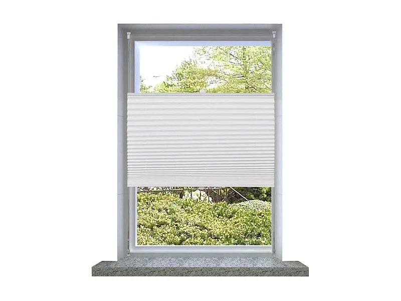 Store plissé 70x150 cm Blanc