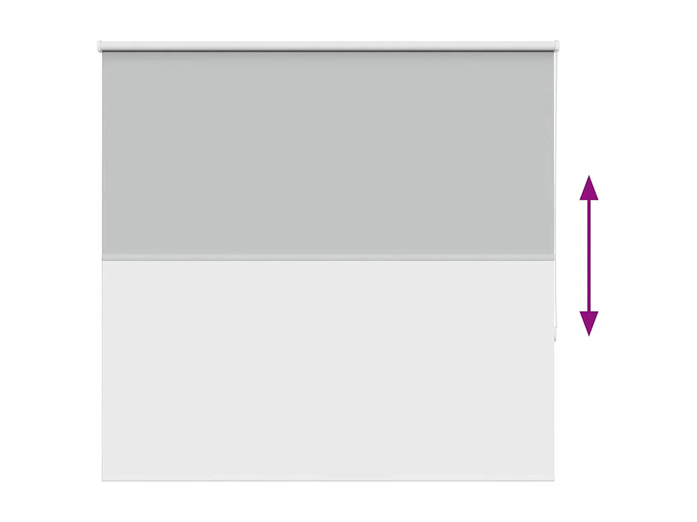 Store enrouleur occultant largeur du tissu 151,6 cm polyester