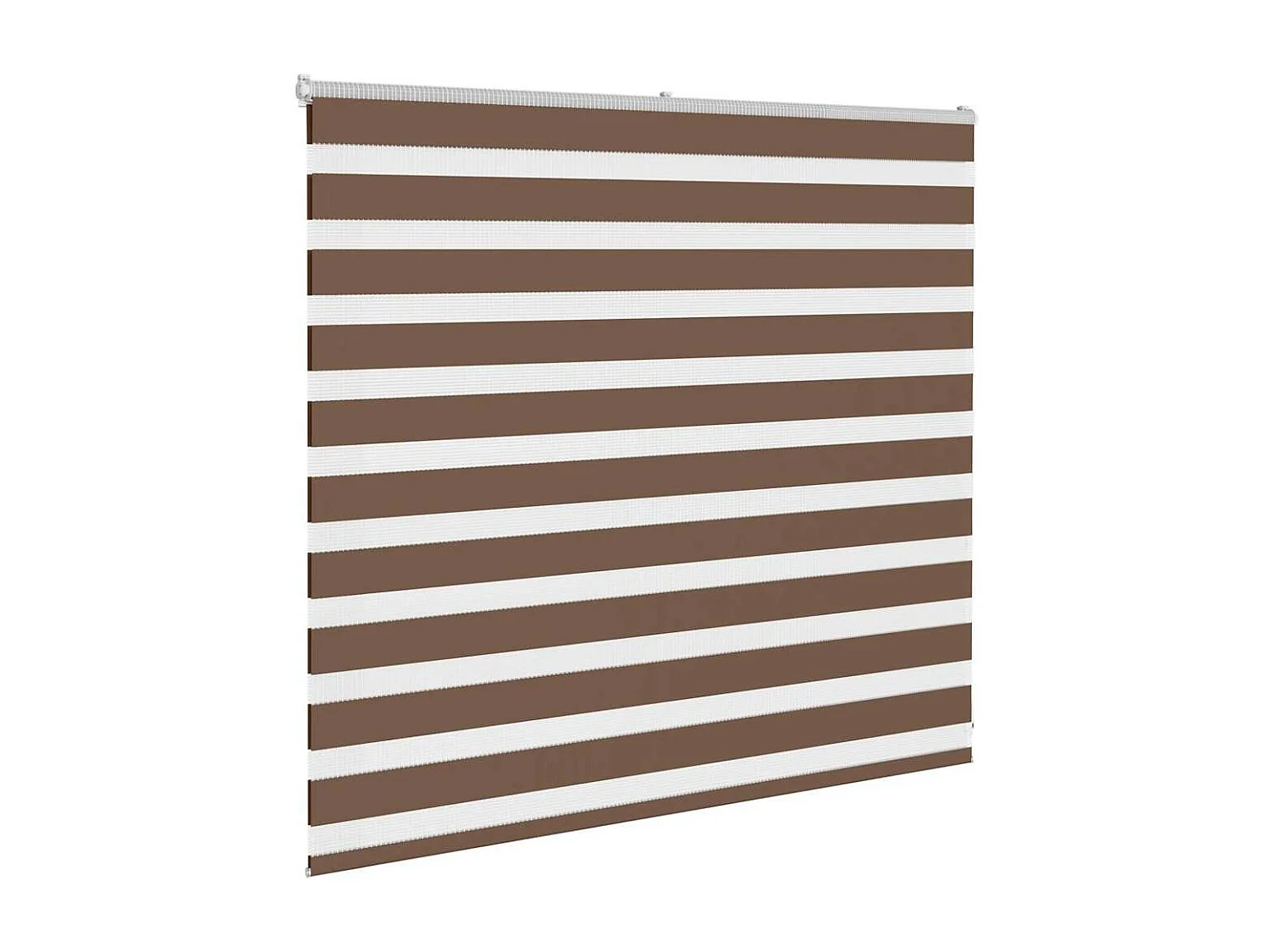 Store zèbre marron 165x100cm largeur du tissu 160,9cm polyester