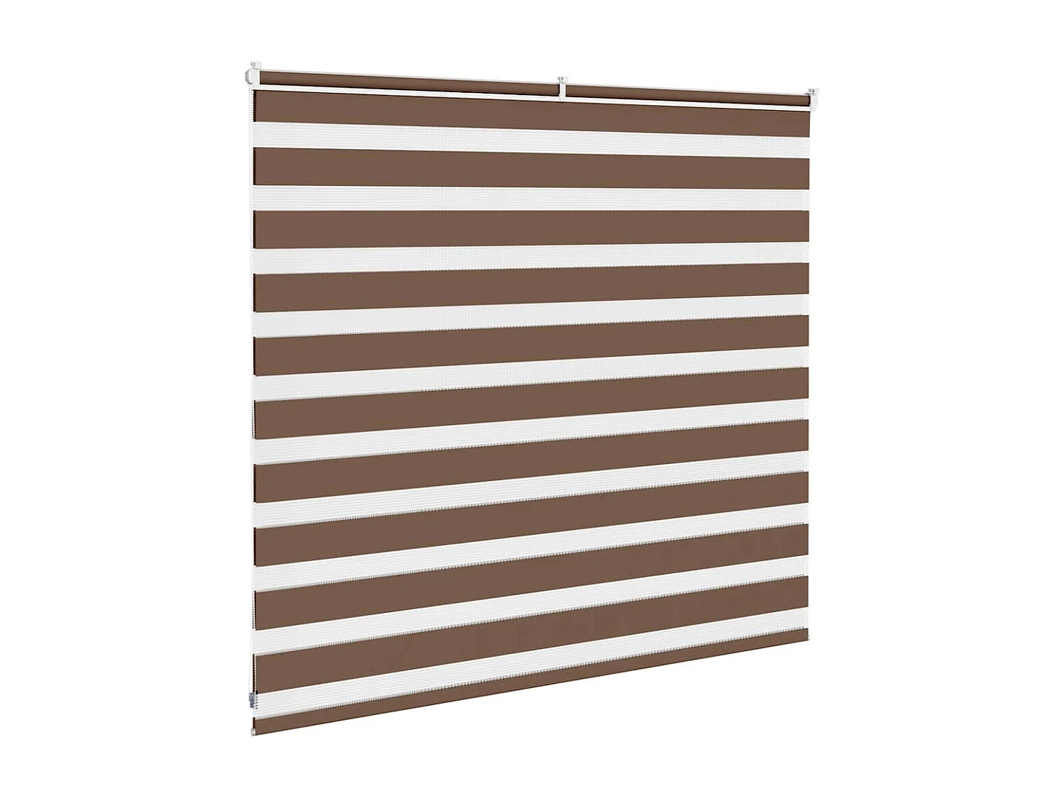 Store zèbre marron 165x100cm largeur du tissu 160,9cm polyester