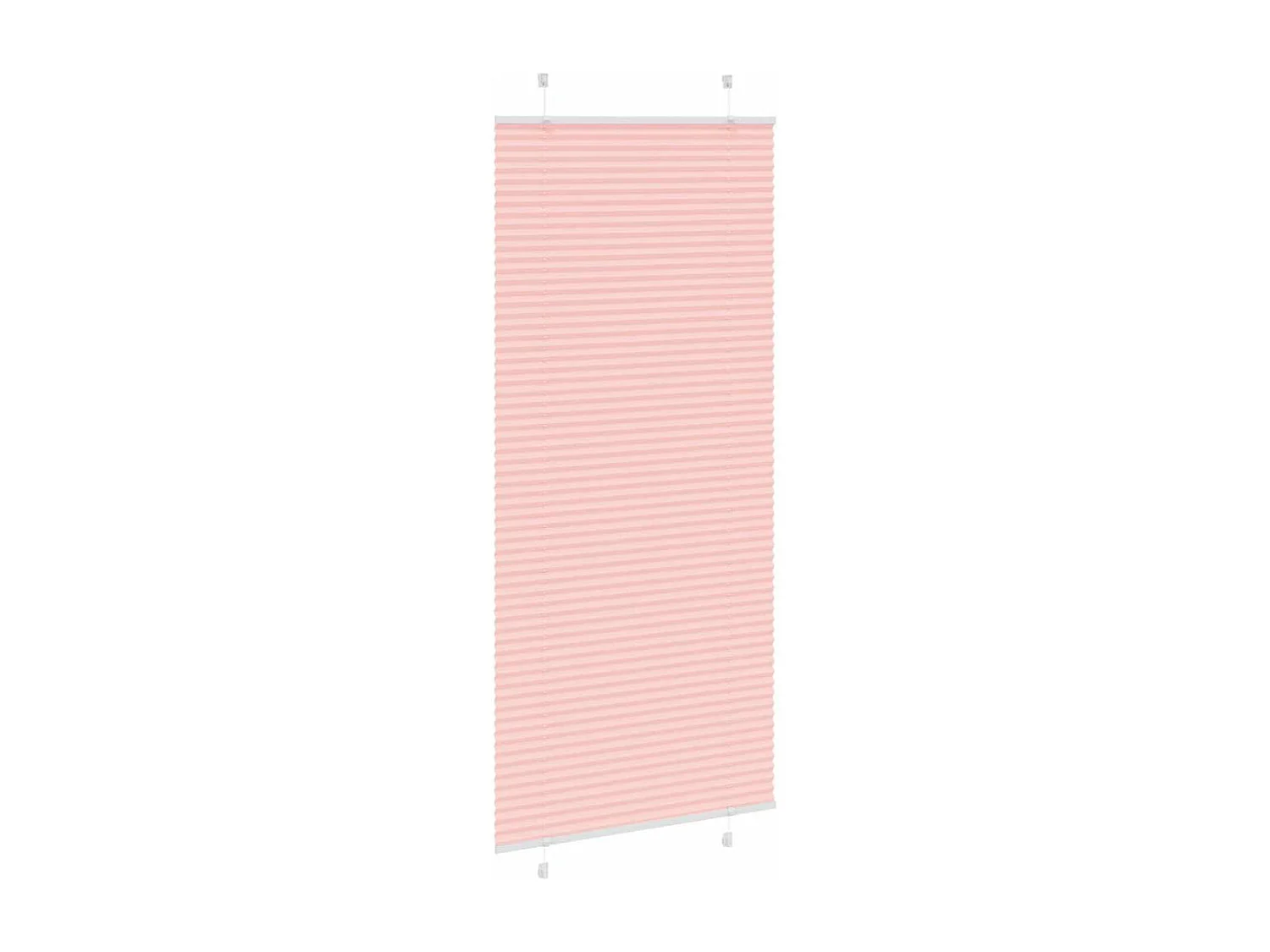 Store plissé rose 90x200 cm largeur du tissu 89,4 cm polyester