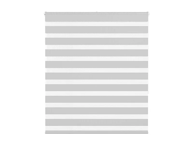 Store zèbre gris clair largeur du tissu 115,9 cm polyester