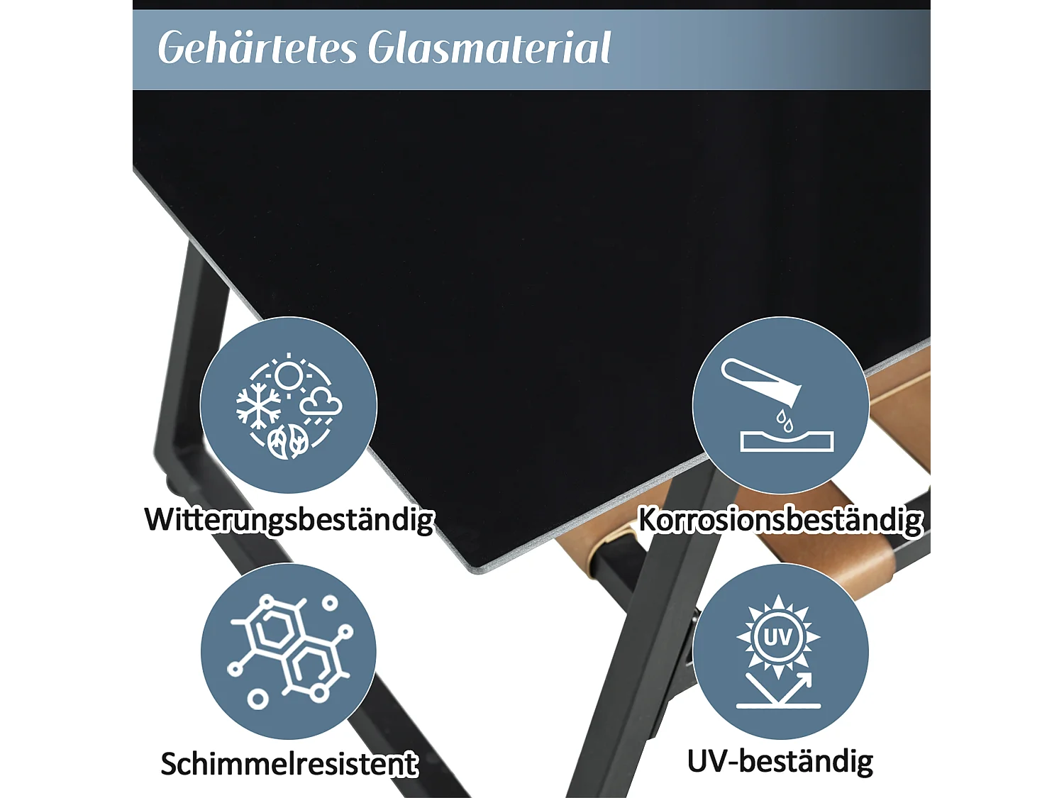 Conjunto de mobiliário de jardim modular de 5 lugares em aço galvanizado: 1 sofá de 3 lugares + 2 cadeirões + mesa de centro retangular - Cinza