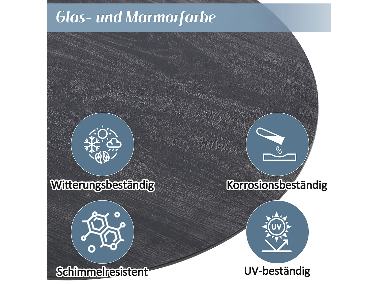 Salon de jardin modulable 4 places en acier galvanisé : 1 canapé 2 places + 2 fauteuils + table basse ovale - Gris