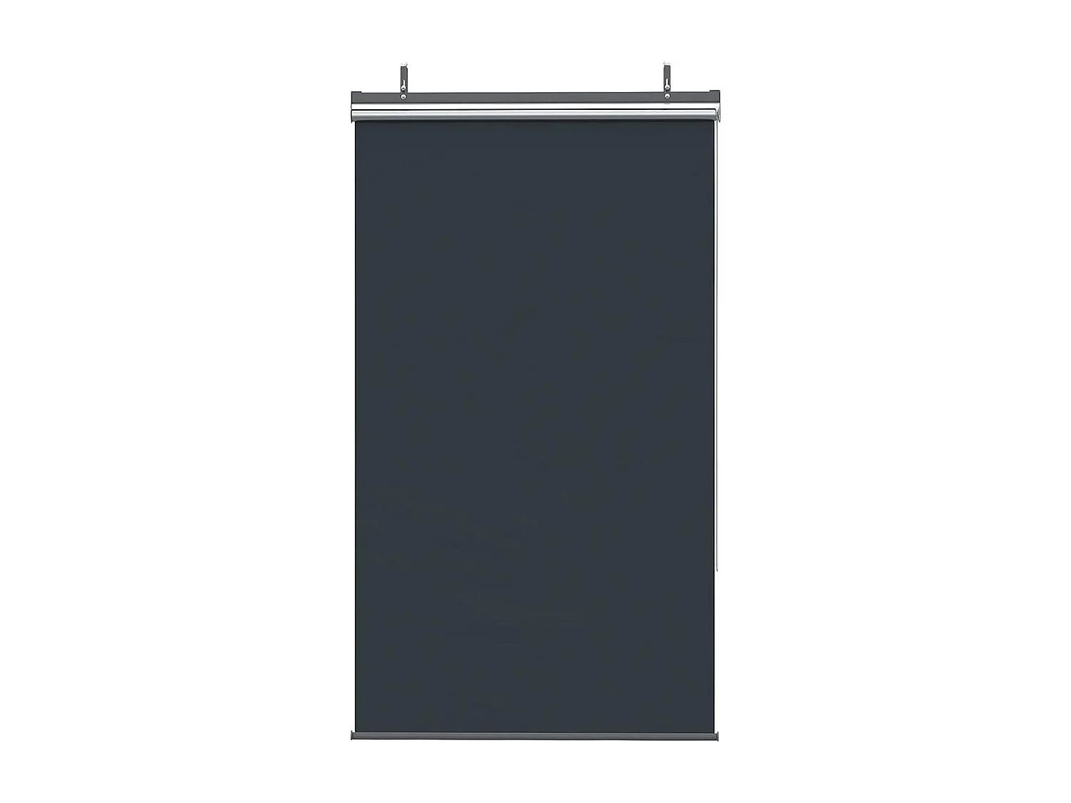 Verticale zonwering, in hoogte verstelbaar, ketting, haken inbegrepen, 124 cm x 222 cm, donkergrijs