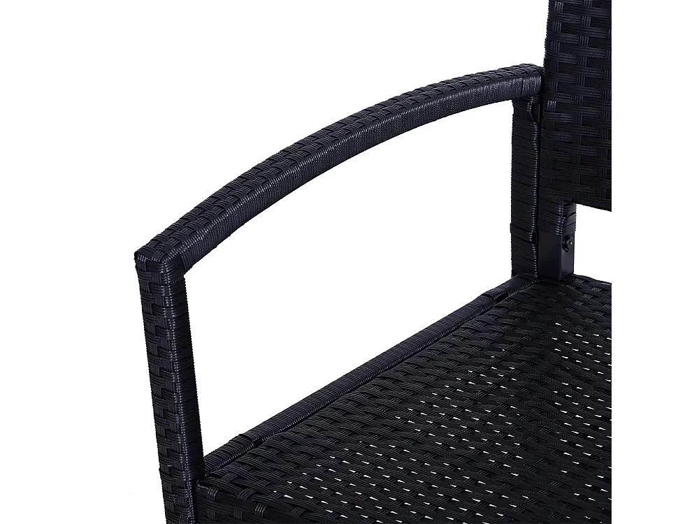 Chaise de bureau avec anneau de pied réglable,Chaise de bureau haute pour bureau debout,Chaises de bureau à hauteur de comptoir,Noir