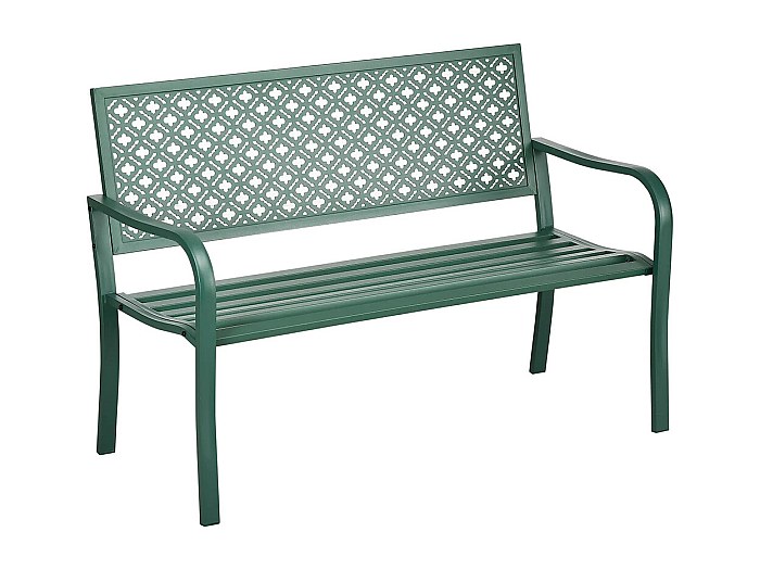 Rotan Tuinbank van Staal en Kunststof - Compact en Weerbestendig