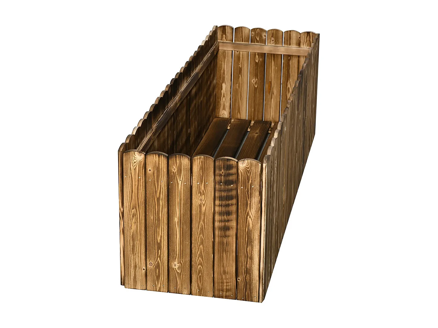 Plantenbak, Verhoogde plantenbak, Groentetrog, 120 x 40 x 40 cm