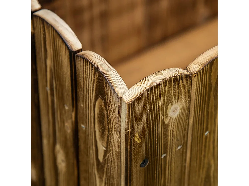 Plantenbak, Verhoogde plantenbak, Groentetrog, 120 x 40 x 40 cm