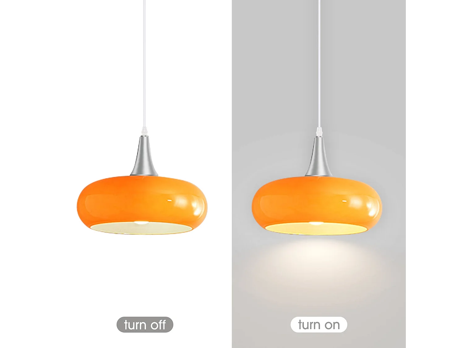 Luminaire suspendu vintage en verre lustre créatif pour lampe d28cm x h10cm