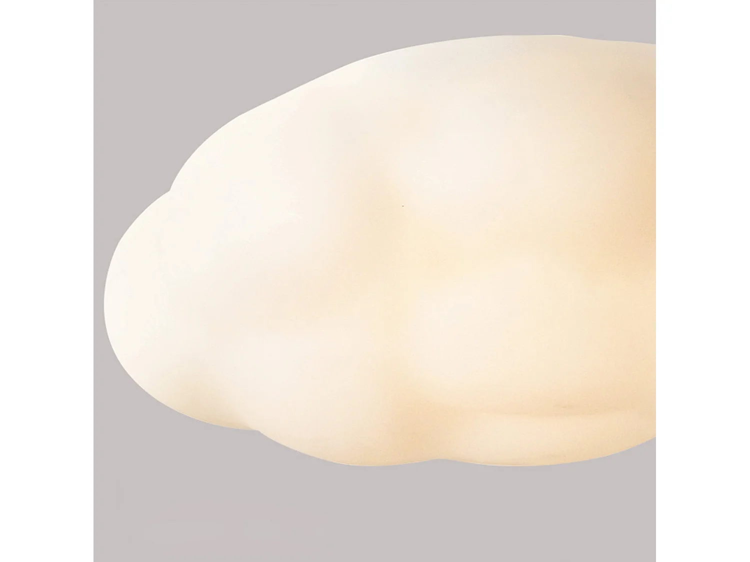 Suspension moderne style art déco - lustre nuage blanc pour cuisine d30cm x h22cm