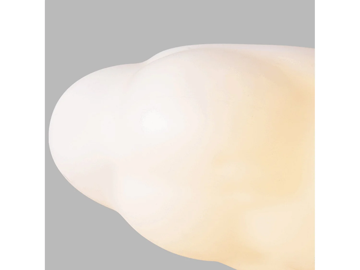 Suspension moderne style art déco - lustre nuage blanc pour cuisine d55cm x h36cm