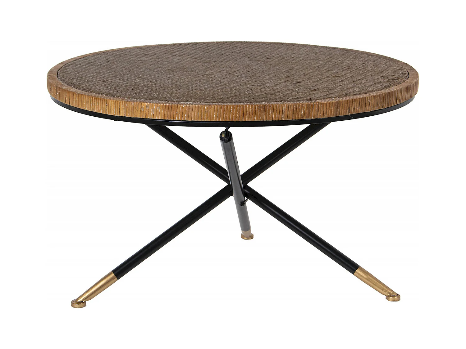 Table basse en rotin pour une élégance naturelle