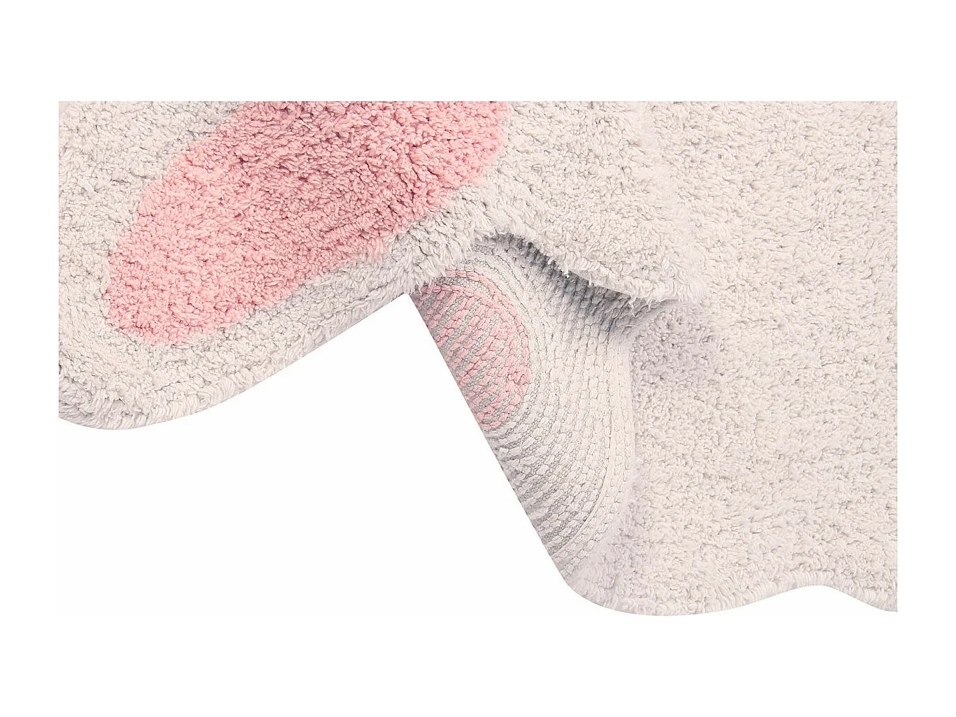 Tapis enfant lavable en machine ivoire Smile Like a Llama Lorena Canals Originale Enfant F