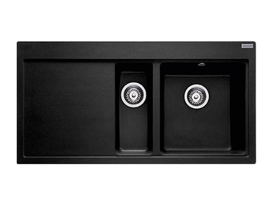 Franke - Evier Fragranit 100 X 51,5 cm 1 cuve et demi 1 égoutoir gauche Mythos