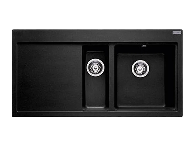 Franke - Evier Fragranit 100 X 51,5 cm 1 cuve et demi 1 égoutoir gauche Mythos