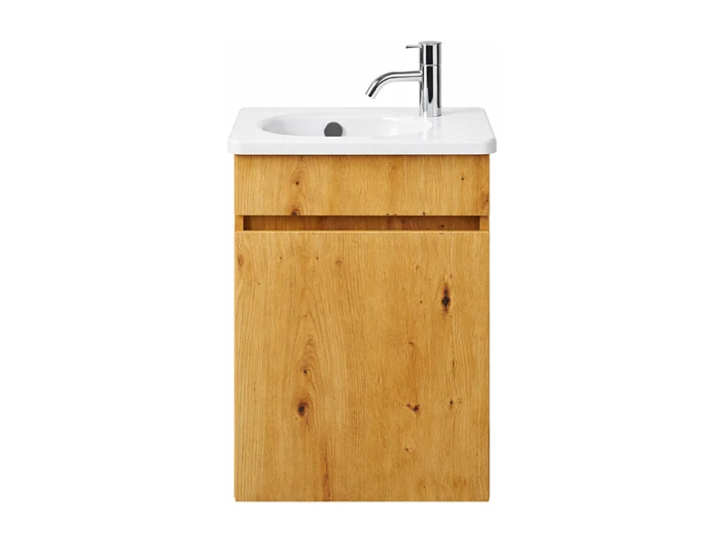 Meuble WC lave-mains BURGBAD Joline chêne