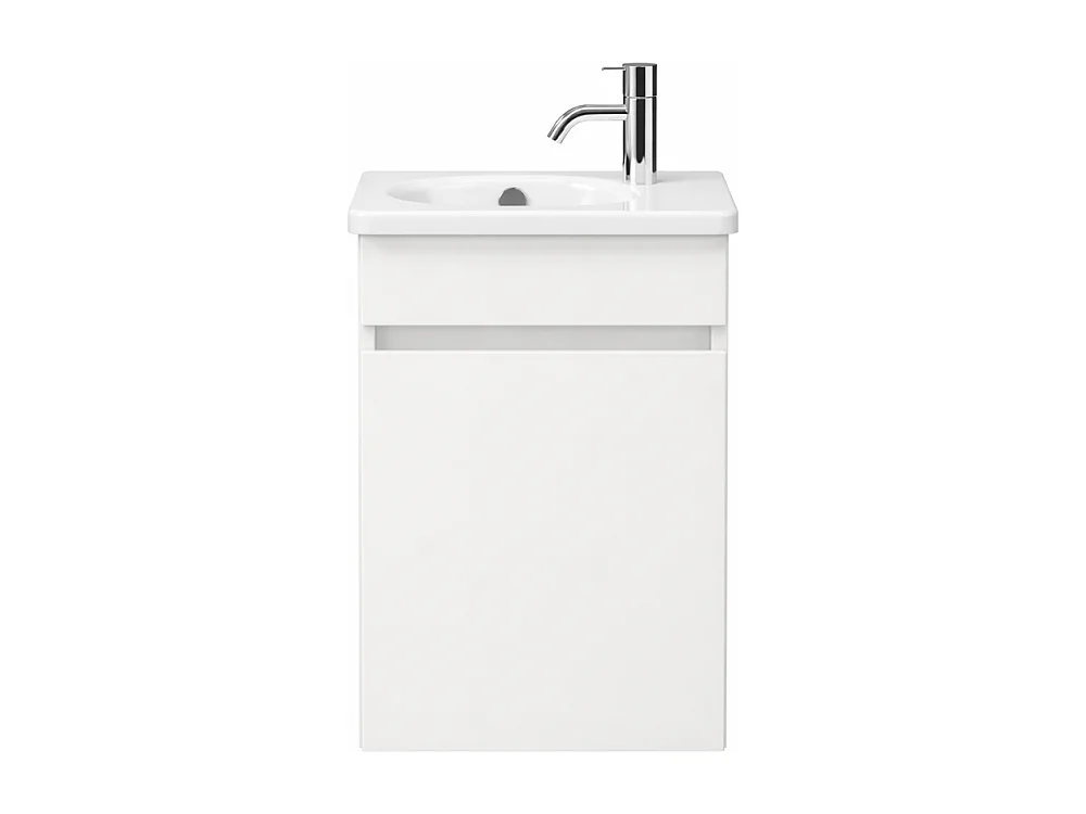 Meuble WC lave-mains BURGBAD Joline Blanc mat