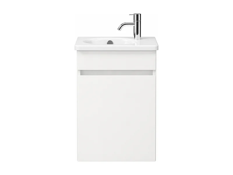 Meuble WC lave-mains BURGBAD Joline Blanc mat