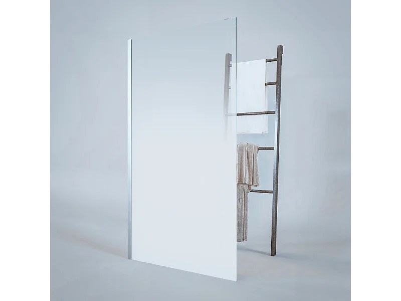 Pare bain droit AURYS Mist 1 chromée