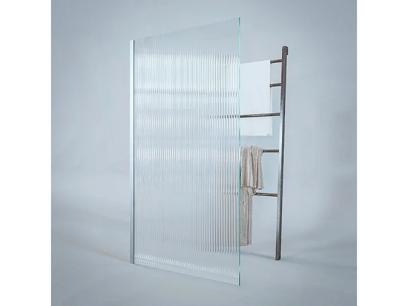 Pare bain gauche AURYS Raywall chromée