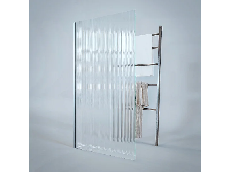 Pare bain droit AURYS Raywall chromée