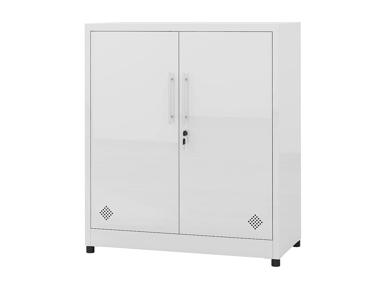 Armoire de classement - Acier allié - Blanc