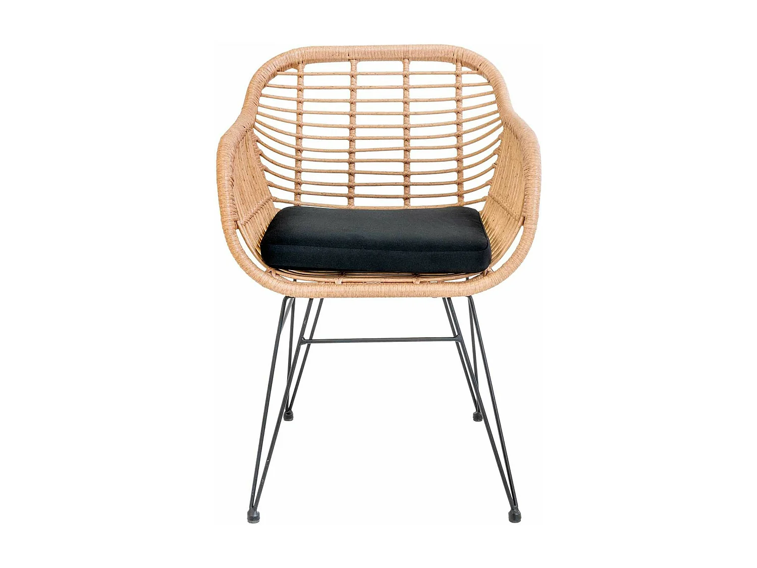 4 Fauteuils en polyrotin TRIESTE